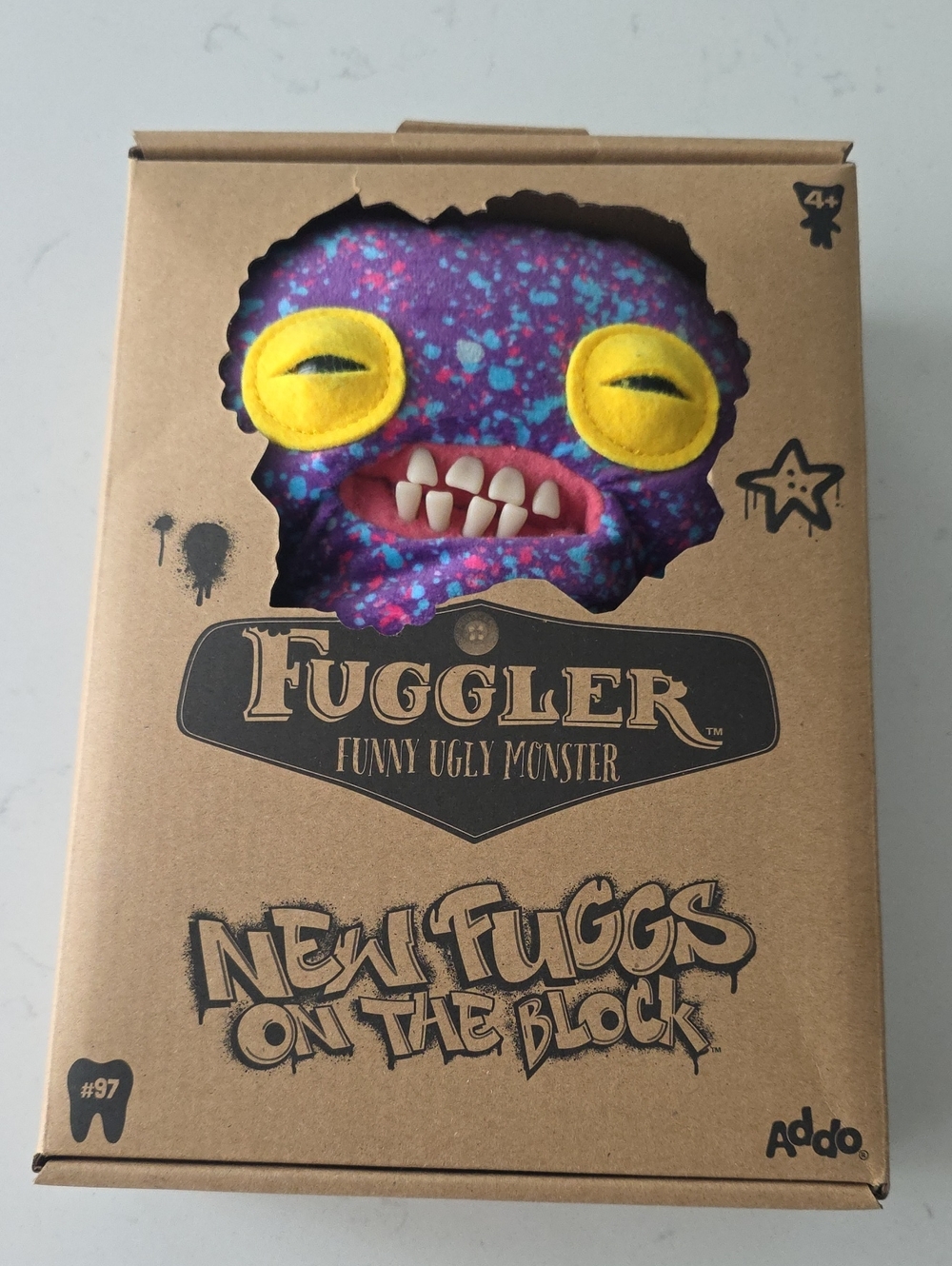 UGG Fuggler Plush Monster in Purple and Yellow